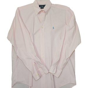 Ralph Lauren 16 34/35 Pink Dress Shirt